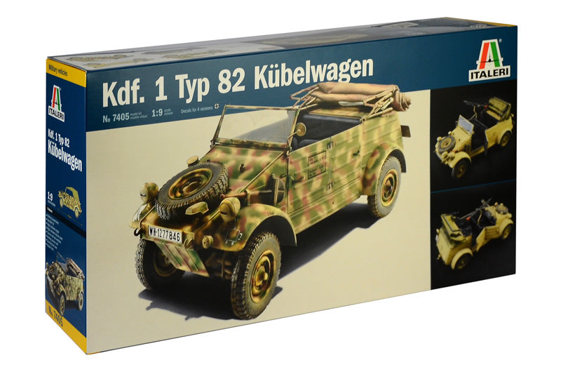 Italeri - 7405 - Kdf.1 Typ 82 Kübelwagen - 1:9