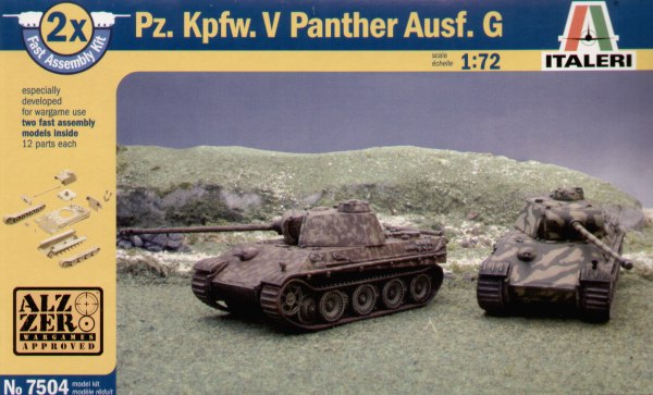 Pz.Kpfw.V Panther Ausf.G - Italeri - 7504 - 1:72 @