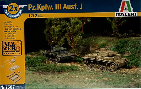 Italeri - 7507 - Pz.Kpfw.III Ausf.J - 1:72