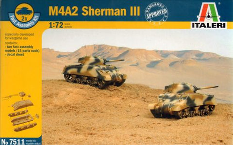 Italeri - 7511 - M4A2 Sherman III - 1:72