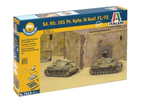 Italeri - 7514 - Pz.Kpfw.IV Ausf.F1 /Ausf.F2 Sd.Kfz.161 - 1:72