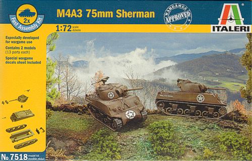 M4A3 Sherman 1-72 - Italeri - 7518