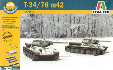 Soviet T-34/76m42 - Italeri - 7523 - 1:72 @