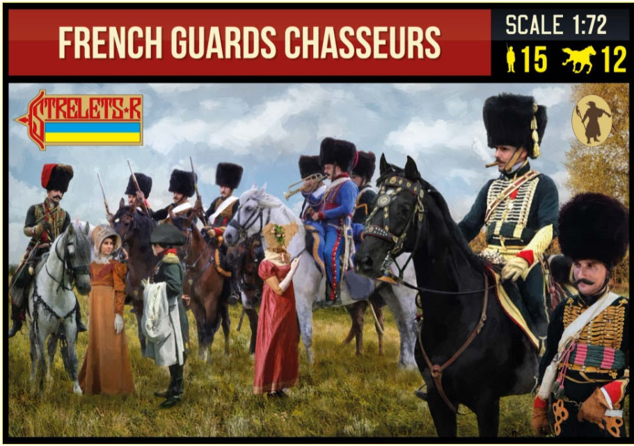 French Guards Chasseurs Napoleonic - 1:72 - Strelets - 277