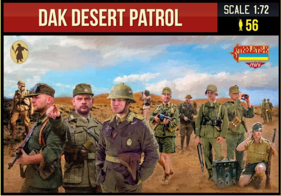 Strelets - M081 - DAK Desert Patrol WWII - 1:72