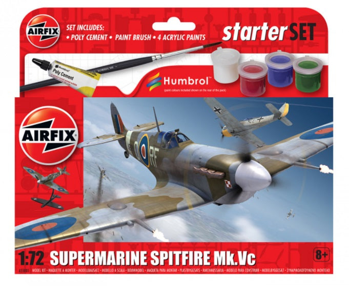 Airfix - 55001 - Supermarine Spitfire Mk.Vc Small Beginners Set