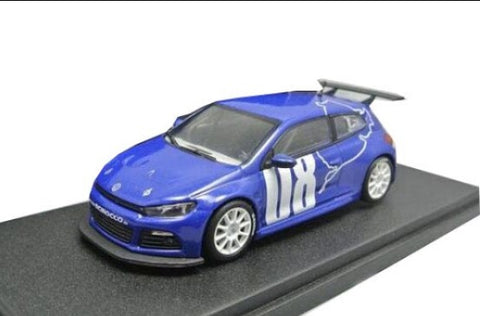 VW Scirocco GT24 Model Blue - 1:43 Scale - Norev Diecast - @