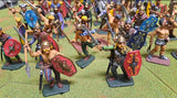 GALLIC WARRIORS INFANTRY CAVALRY PUNIC WARS - 1:32 - PAINTED (SET 5)