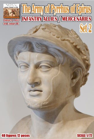 Linear-A - 045 - The Army of Pyrrhus of Epirus INFANTRY ALLIES / MERCENARIES Set 2 - 1:72