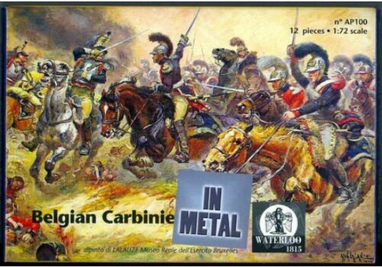 Belgian Carabiniers 1815 - 1:72  (METAL) - Waterloo 1815 - AP100 - @