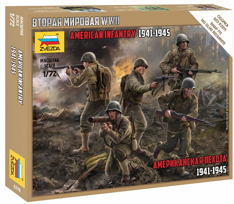 American Infantry 1941- 1945 - 1:72 - Zvezda - 6278