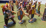 GALLIC WARRIORS INFANTRY CAVALRY PUNIC WARS - 1:32 - PAINTED (SET15)