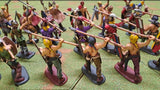 GALLIC WARRIORS INFANTRY CAVALRY PUNIC WARS - 1:32 - PAINTED (SET15)