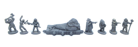 Star Wars - Jabba's Palace - complete set (West End Game) - 25mm