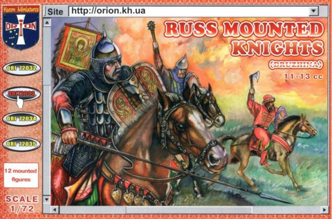 Orion - 72033 - Russ mounted knights (Druzhina) - 1:72