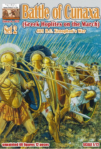 Battle of Cunaxa (Greek Hoplites on the march) 1:72 - Linear-A - 019 - @