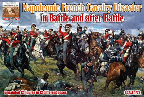 Linear-A - 027 - NAPOLEONIC FRENCH CAVALRY DISASTER AFTER BATTLE - 1:72