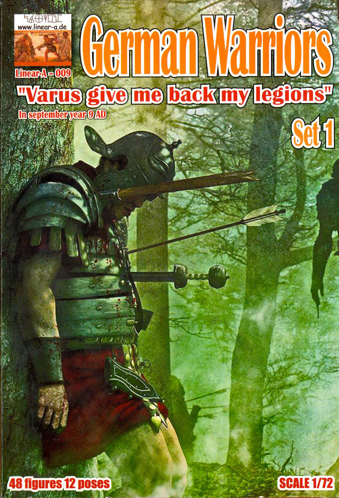 German Warriors ''Varus give me back my legions'' Set 1 - 1:72  Linear-A - 009 @