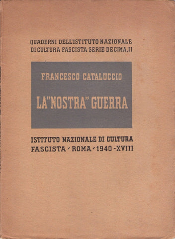 Libri - La "nostra" guerra