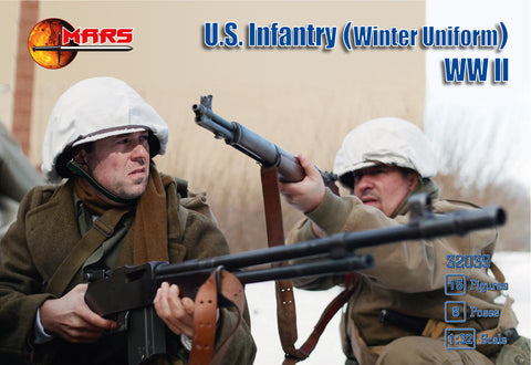 Mars - 32039 - U.S. Infantry in winter uniform (WWII) - 1:32