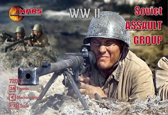 Mars - 72012 - Soviet WWII Assault Group - 1:72