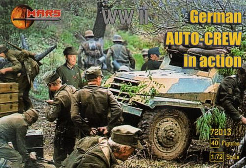 Mars - 72013 - German Auto-Crew in Action (WWII) - 1:72