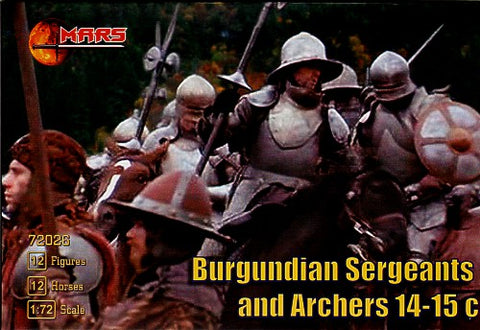 Burgundian Sergeants and Archers 14-15c - Mars - 72026 - 1:72 - @