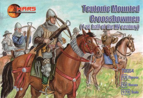 Teutonic Mounted Croossbowmen - Mars - 72054 - 1:72