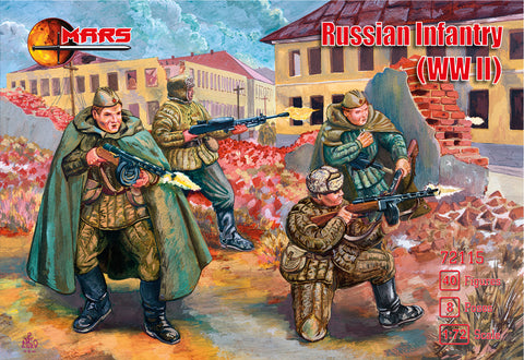 Mars - 72115 - Russian Infantery WWII - 1:72