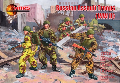 Mars - 72116 - Russian Assault Troops WWII - 1:72