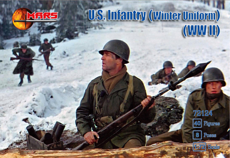 Mars - 72124 - WWII U.S. Infantry (Winter Uniform) - 1:72