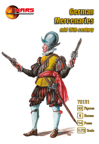 Mars - 72131 - German Mercenaries mid 16th century - 1:72