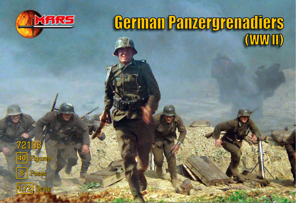 Mars - 72108 - German Panzergrenadiers (WWII) - 1:72