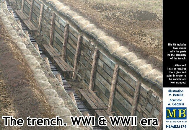 The trench WWI & WWII era - 1:35 - Master Box - 35174