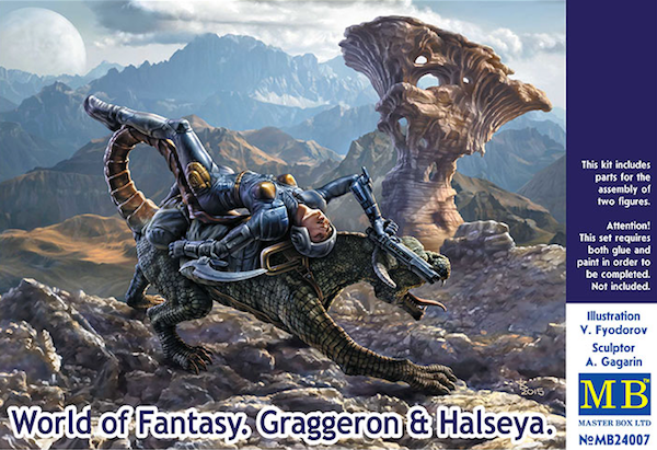 World of Fantasy - Graggeron & Halseya - Master Box - 24007 - 1:24