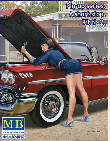 Master Box - 24016 - "Pin-up series, A short stop No. 2" - 1:24