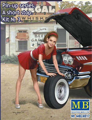 Master Box - 24017 - "Pin-up series, A short stop No. 3" - 1:24