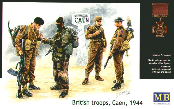 Master Box - 3512 - British (WWII) infantry, Caen, Nrthern France 1944 - 1:35