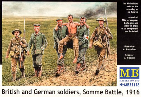Master Box - 35158 - British and German soldiers - 1:35