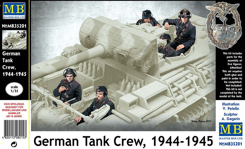 Master Box - 35201 - German Tank Crew 1944-1945 - 1:35