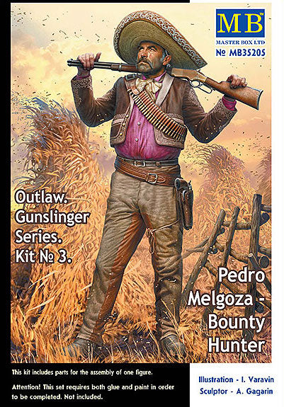 Master Box - 35205 - Outlaw Gunslinger 3 Pedro Melgoza, Bounty Hunter - 1:35