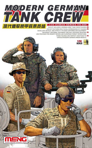 Meng Model - MMHS-006 - Modern German Tank Crew - 1:35