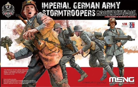 Meng Model - MMHS-010 - Imperial German Stormtroopers - 1:35