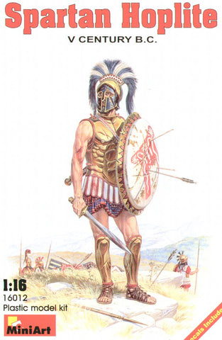 Spartan Hoplite V century B.C. - Mini Art - 16012 - 1:16