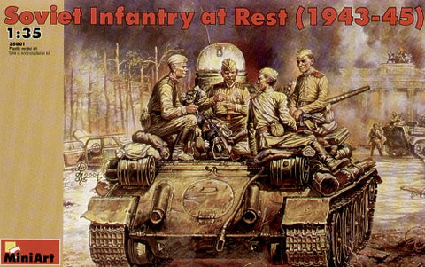 Mini Art - 35001 - Soviet Infantry at rest - 1:35