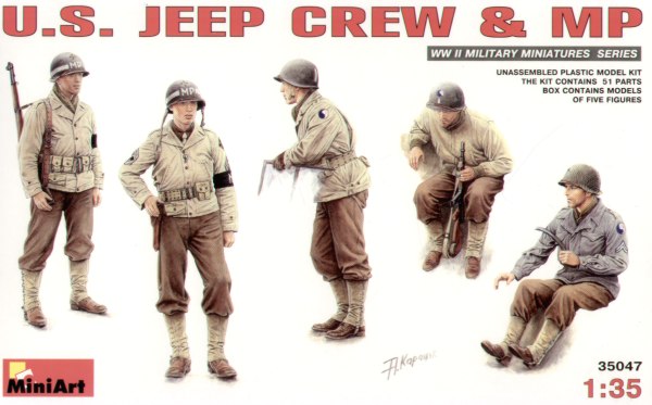 Mini Art - 35047 - U.S. Jeep crew - 1:35
