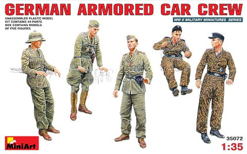 Mini art - 35072 - German (WWII) Armoured Car Crew - 1:35