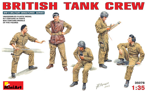 British Tank Crew - 1:35 - Mini Art - 35078