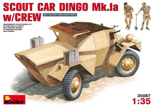 Mini Art - 35087 - Daimler Dingo Mk.1a with crew - 1:35