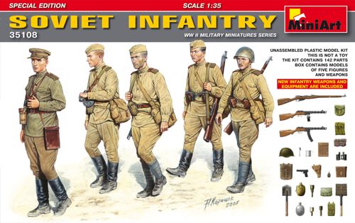 Mini Art - 35108 - Soviet Infantry  Special Edition (WWII) - 1:35